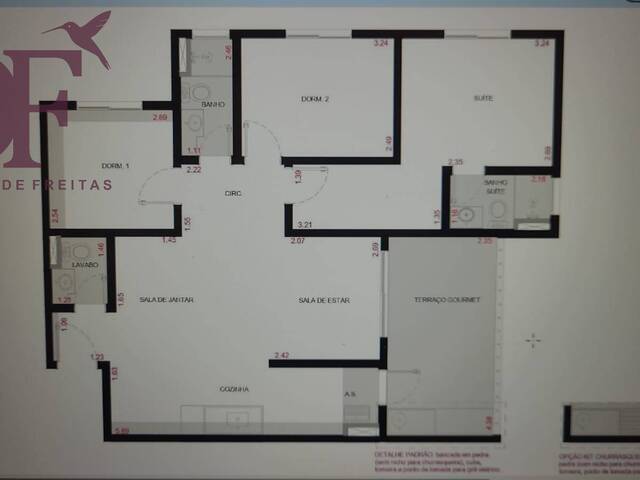 #1310 - Apartamento para Venda em Jundiaí - SP - 2